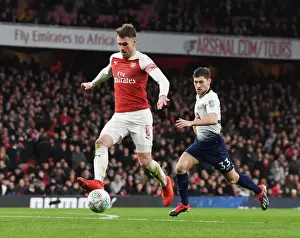 Arsenal V Tottenham Hotspur Carabao Cup 2018-19 Prints: Arsenal vs. Tottenham Hotspur: Carabao Cup Showdown at Emirates Stadium - Quarterfinal Clash
