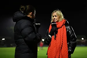 Arsenal Women V Tottenham Hotspur Women - Conti Cup 2023-24 Prints: Arsenal vs. Tottenham Hotspur: A Thrilling Showdown in the FA Women's Continental Tyres League Cup (2023-24)