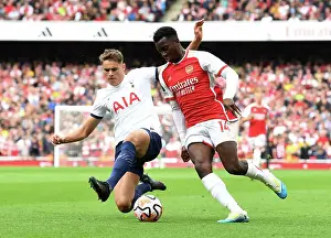 Arsenal V Tottenham Hotspur 2023-24 Prints: Arsenal vs. Tottenham: Intense Clash at Emirates Stadium (2023-24)