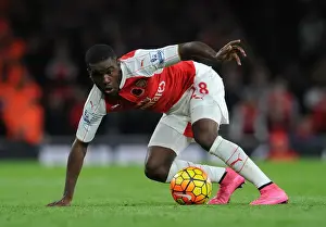Arsenal V Tottenham Hotspur 2015-16 Prints: Arsenal vs. Tottenham: The Intense Rivalry - Joel Campbell's Showdown in the 2015-16 Premier League