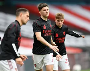Arsenal V Tottenham Hotspur 2020-21 Prints: Arsenal vs. Tottenham: Kieran Tierney Gears Up for Premier League Clash at Emirates Stadium