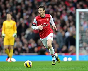 Arsenal V Tottenham Hotspur 2012-13 Prints: Arsenal vs. Tottenham: Koscielny's Battle in the 2012-13 Premier League
