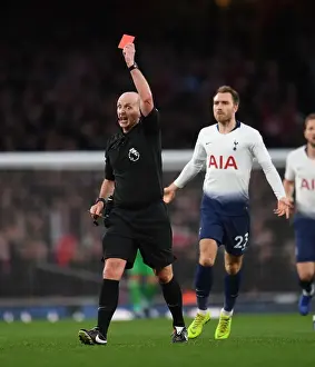 Arsenal vs. Tottenham: Mike Dean Shows Red Card in Intense Premier League Clash