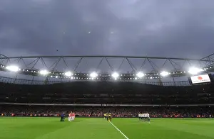 Arsenal V Tottenham Hotspur 2015-16 Prints: Arsenal vs. Tottenham: Premier League Rivalry - Moment of Silence (2015-16)