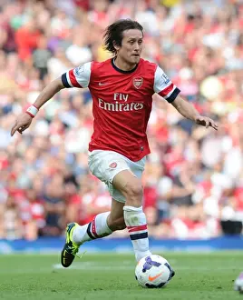 Arsenal vs. Tottenham: Rosicky in Action at the Emirates Stadium (2013-14)