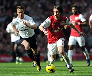 Arsenal vs. Tottenham: Rosicky vs. Parker Clash in the 2011-12 Premier League