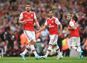 Arsenal vs. Tottenham: Sokratis in Action at the Emirates Stadium (Premier League 2019-20)
