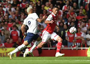 Arsenal vs. Tottenham: William Saliba Shuts Down Richarlison in Intense Premier League Clash (2022-23)