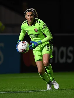 Arsenal vs. Tottenham Women's Clash in Empty Meadow Park: FA Womens Continental League Cup Match