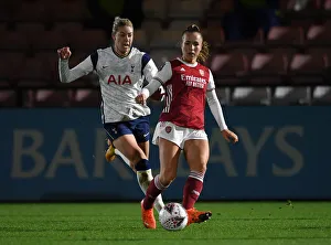 Arsenal Women V Tottenham Hotspur Women - Conti Cup 2020-21 Prints: Arsenal vs. Tottenham Women's FA Cup Match in Empty Stands