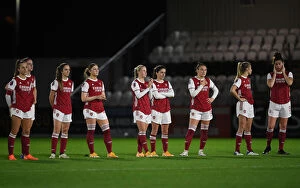 Images Dated 18th November 2020: Arsenal vs. Tottenham Women's FA Cup Showdown: Penalty Shootout at Empty Meadow Park