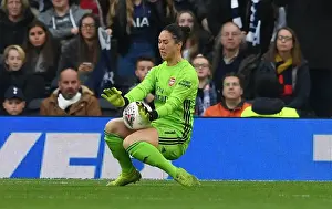 Arsenal vs. Tottenham Women's FA Super League Clash: Manuela Zinsberger in Action