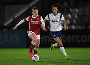 Arsenal Women V Tottenham Hotspur Women - Conti Cup 2020-21 Prints: Arsenal vs. Tottenham Women's FA Womens Continental League Cup Clash Amidst Pandemic Restrictions