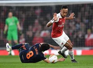 Arsenal V Valencia 2018-19 Prints: Arsenal vs Valencia: Aubameyang vs Soler in UEFA Europa League Semi-Final Showdown