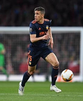 Images Dated 2nd May 2019: Arsenal vs Valencia: Gabriel Paulista in UEFA Europa League Semi-Final Showdown at Emirates Stadium