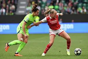 Vfl Wolfsburg V Arsenal Women 2022-23 Prints: Arsenal vs. VfL Wolfsburg: A Battle for the UEFA Women's Champions League Semi-Finals