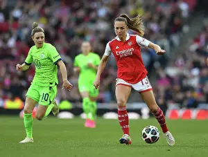 Semifinal Round Prints: Arsenal vs. VfL Wolfsburg: A Battle in the UEFA Women's Champions League Semifinals