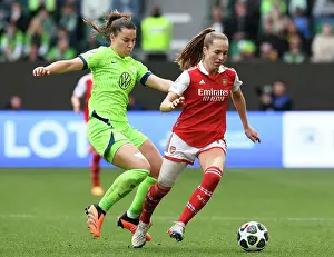 Vfl Wolfsburg V Arsenal Women 2022-23 Prints: Arsenal vs. VfL Wolfsburg: Semi-Final Clash in UEFA Women's Champions League
