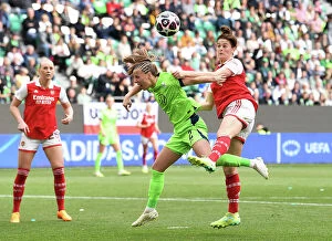 Images Dated 23rd April 2023: Arsenal vs. VfL Wolfsburg: A UEFA Women's Champions League Semi-Final Showdown