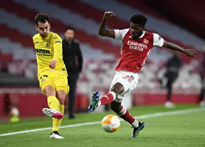Arsenal vs. Villarreal: Thomas Partey Clashes in UEFA Europa League Semi-Final Amid Empty Stands