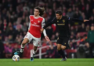 Arsenal V Vitoria Club 2019-20 Prints: Arsenal vs. Vitoria Guimaraes: Matteo Guendouzi Clash in UEFA Europa League Group F