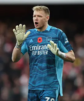 Arsenal vs. Watford: Aaron Ramsdale in Action at the Emirates Stadium (Premier League 2021-22)