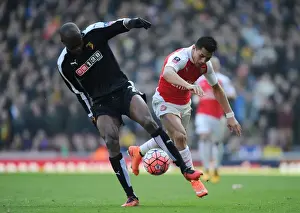 Arsenal V Watford FA Cup 2015-16 Prints: Arsenal vs. Watford: FA Cup Sixth Round Clash at The Emirates
