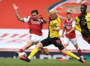 Arsenal vs. Watford: Intense Battle Between Dani Ceballos and Will Hughes in Premier League Clash