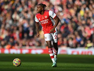 Arsenal vs. Watford: Nuno Tavares in Action, Premier League 2021-22