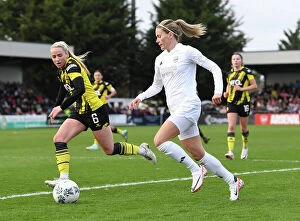 Images Dated 14th January 2024: Arsenal vs. Watford Women's FA Cup: Lacasse vs. McLean - A Battle of Goalkeepers