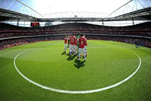 Arsenal V West Bromwich Albion 2013-14 Prints: Arsenal vs. West Bromwich Albion: 2013-14 Premier League Showdown - Arsenal Team Line-up