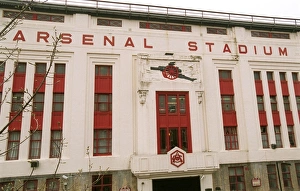 Highbury Stadium Prints: Arsenal vs West Bromwich Albion at The East Stand