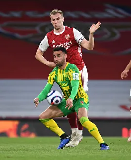 Arsenal V West Bromwich Albion 2020-21 Prints: Arsenal vs. West Bromwich Albion: Rob Holding vs