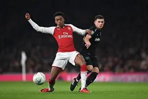 Arsenal vs. West Ham: Clash between Joe Willock and Aaron Cresswell in Carabao Cup Quarterfinal