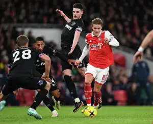 Arsenal vs. West Ham: Odegaard Clashes with Rice in Premier League Showdown (December 2022)