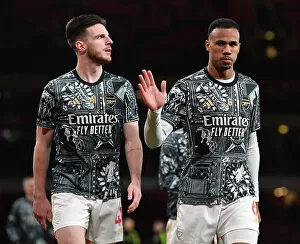 Arsenal V West Ham United 2023-24 Prints: Arsenal vs West Ham: Pre-Match Warm-Up
