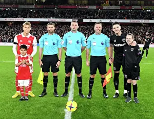 Arsenal V West Ham United 2022-23 Prints: Arsenal vs. West Ham: Premier League Clash - Captains Pre-Match Handshake (December 2022)