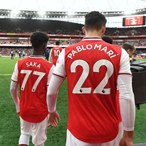 Arsenal v West Ham United 2019-20 Collection: Arsenal vs West Ham: Second Half Showdown at Emirates Stadium