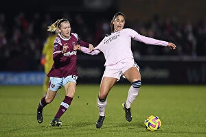 Images Dated 6th February 2023: Arsenal vs. West Ham United: A Battle in the Barclays Women's Super League
