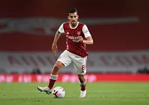 Arsenal V West Ham United 2020-21 Prints: Arsenal vs West Ham United: Dani Ceballos in Action at the Emirates Stadium (Premier League 2020-21)