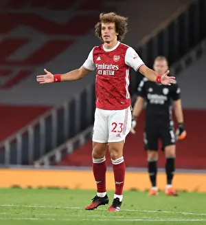 Arsenal vs West Ham United: David Luiz in Action at the Emirates Stadium (2020-21)