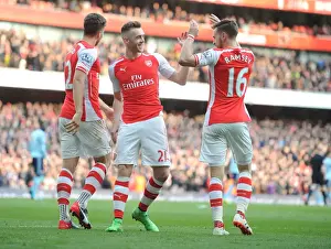 Arsenal V West Ham United 2014/15 Prints: Arsenal vs West Ham United: Premier League Showdown at Emirates Stadium, March 2015