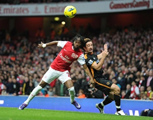 Arsenal V Wolverhampton Wanderers 2011-2012 Prints: Arsenal vs. Wolverhampton Wanderers: Gervinho vs