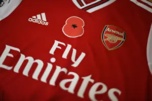 Arsenal vs. Wolverhampton Wanderers: Poppy Tribute Premier League Match at Emirates Stadium, London, 2019