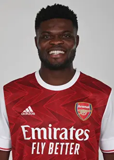 1st Team Photocall 2020-21 Prints: Arsenal Welcomes New Signing Thomas Partey at 2020-21 First Team Photocall