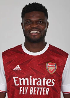 Images Dated 13th October 2020: Arsenal Welcomes New Signing Thomas Partey at 2020-21 First Team Photocall