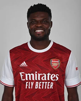 1st Team Photocall 2020-21 Collection: Arsenal Welcomes New Signing Thomas Partey at London Colney