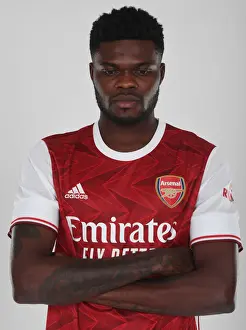 1st Team Photocall 2020-21 Prints: Arsenal Welcomes New Signing Thomas Partey at London Colney (2020-21 Season)