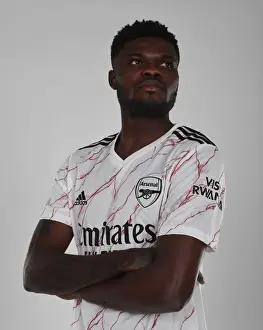 1st Team Photocall 2020-21 Prints: Arsenal Welcomes New Signing Thomas Partey at London Colney Training Ground