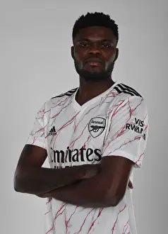 1st Team Photocall 2020-21 Prints: Arsenal Welcomes New Signing Thomas Partey at London Colney Training Ground